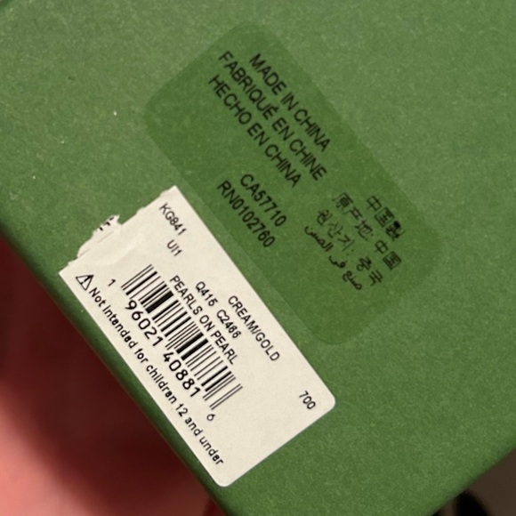 NWT Kate spade pearl/gold earrings - Picture 4 of 4